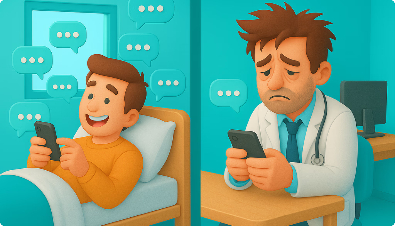 Врач выгорел от сообщений